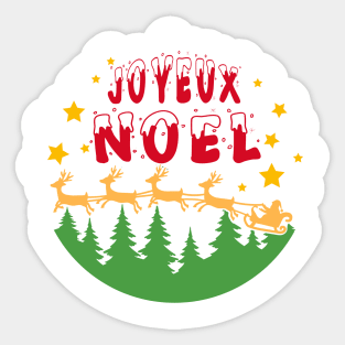 joyeux Noël Sticker